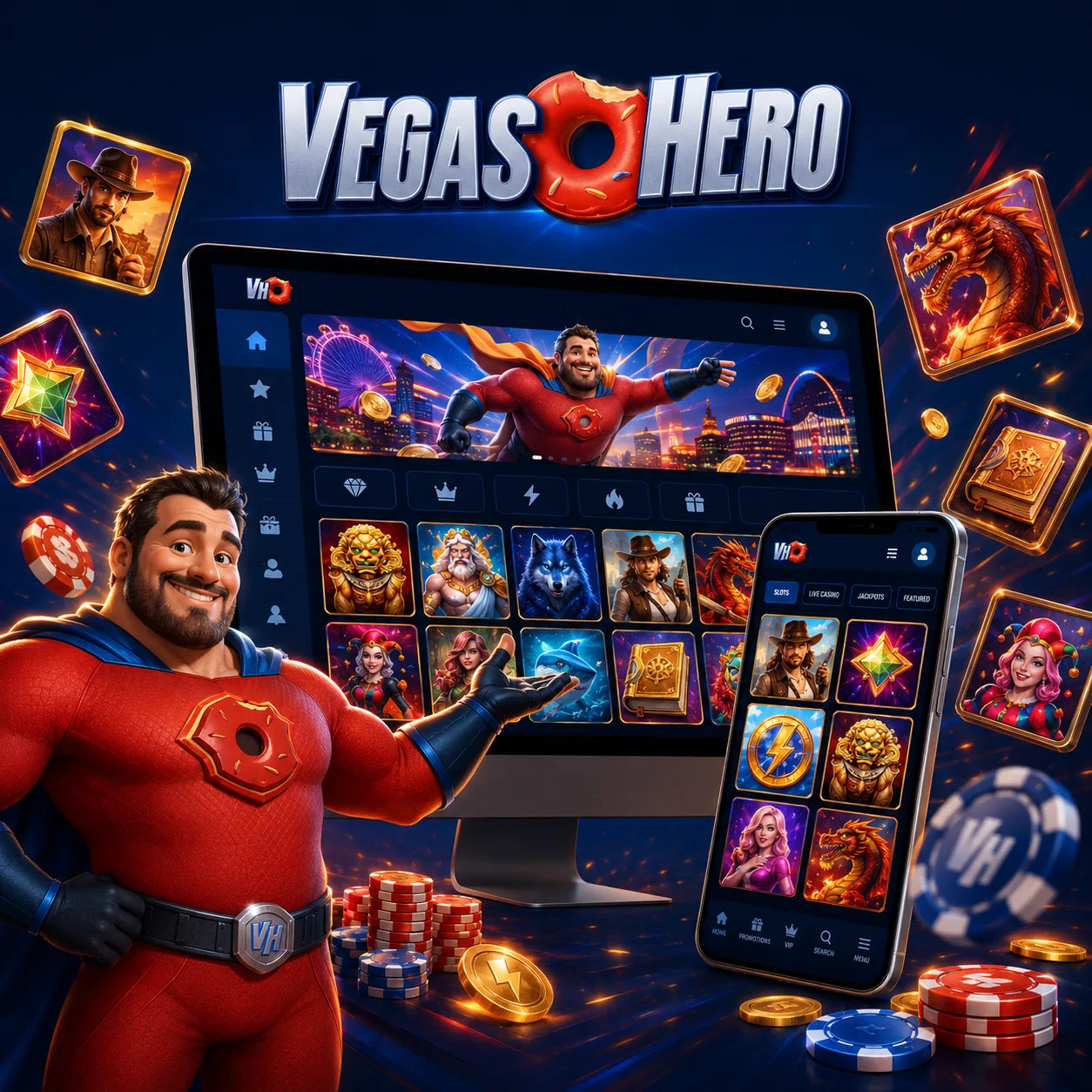 Application mobile VegasHero Casino